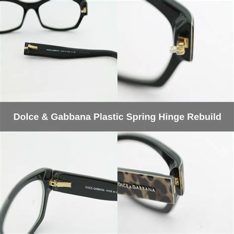 DOLCE & GABBANA EYEGLASS & SUNGLASS REPAIR .